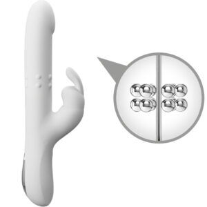 High Tech-Reese Vibrator mit Silber-Silikon-Rotation, 12 Geschwindigkeiten · Vibratoren (Bild 3)