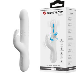 High Tech-Reese Vibrator mit Silber-Silikon-Rotation, 12 Geschwindigkeiten · Vibratoren (Bild 2)