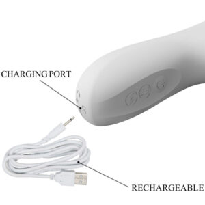 High Tech-Reese Vibrator mit Silber-Silikon-Rotation, 12 Geschwindigkeiten · Vibratoren (Bild 7)
