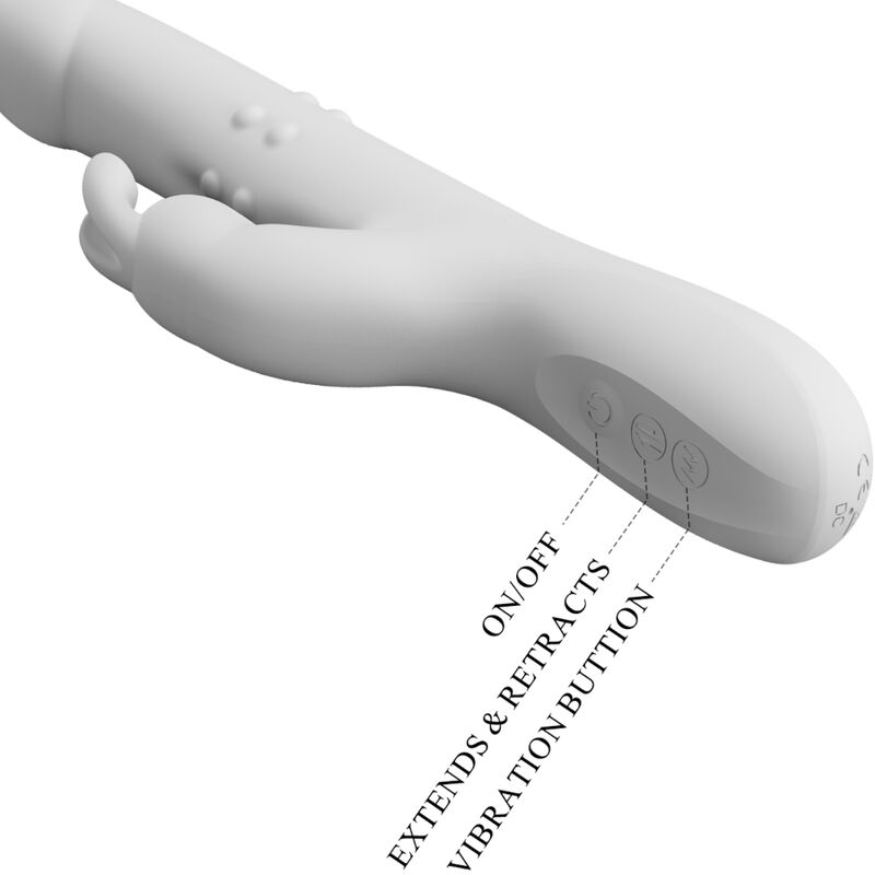 High Tech-Reese Vibrator mit Silber-Silikon-Rotation, 12 Geschwindigkeiten · Vibratoren (Bild 6)