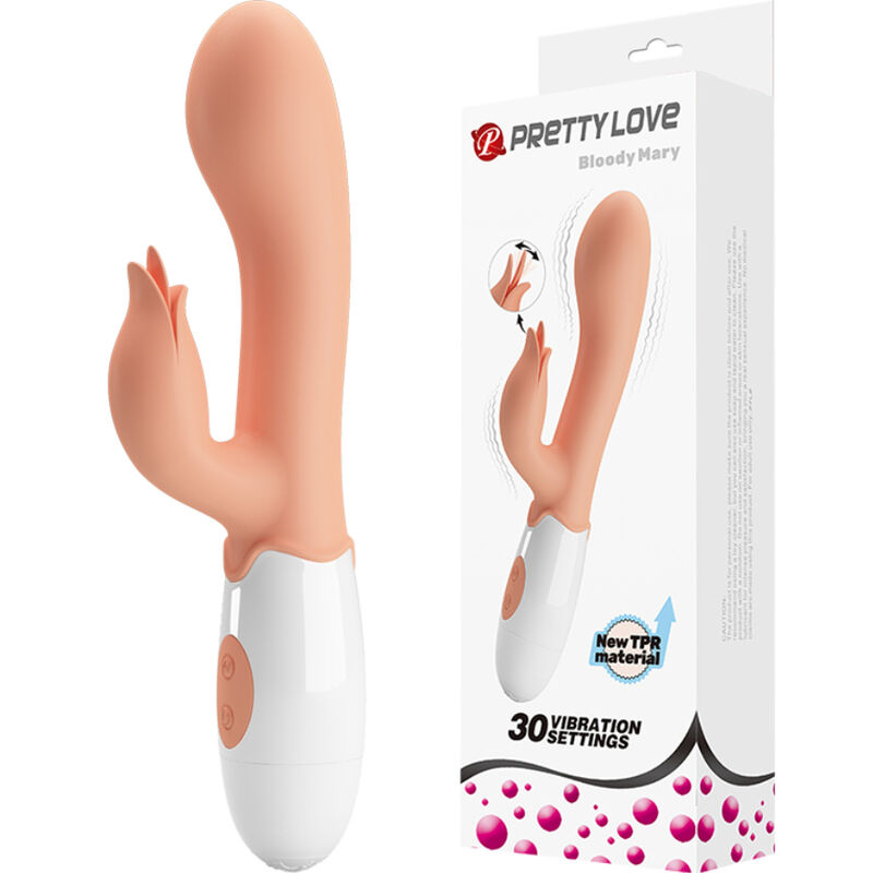 High Tech-Bloody Mary Vibrator mit Stimulator der Klitoris-TPR, 12 · Vibratoren (Bild 8)