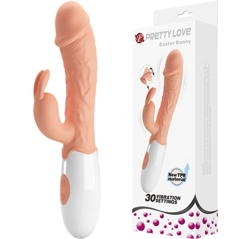 High Tech-Vibrator Osterhasen mit Stimulator-TPR, 12 Geschwindigkeiten · Vibratoren (Bild 2)