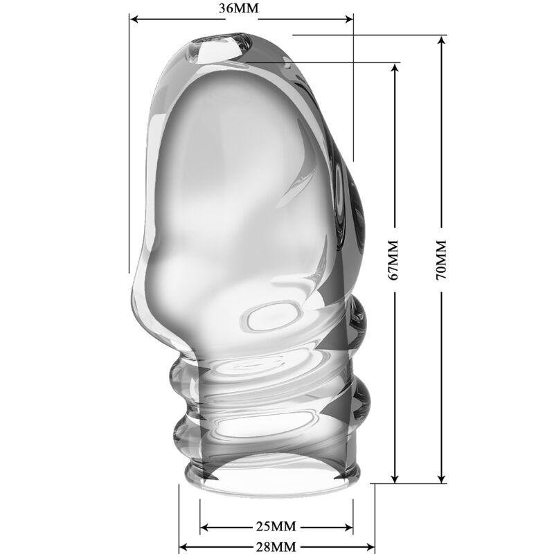 For Him-Jeremy Penishülle Penis-Addensator Transparent-Flasche · Penisringe & -hüllen (Bild 8)
