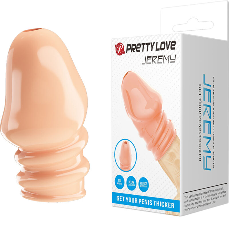 For Him-Jeremy Verdickung des Penis, natürliche Erscheinung-TPR · Penisringe & -hüllen (Bild 2)