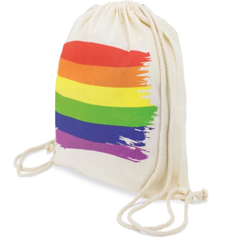 Pride-Rucksack aus Baumwolle LGBT-Flagge