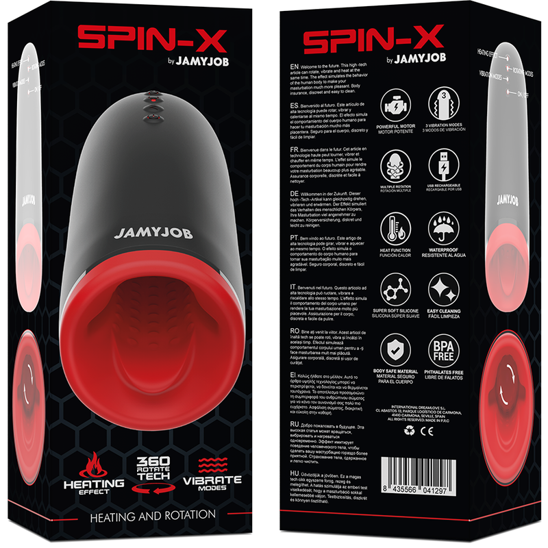 Jamyjob-Spin-x Masturbator mit Drehung und Funktion · Sextoys (Bild 8)