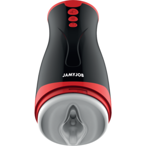 Jamyjob-Jango Masturbator mit Kompression und Vibrationen-Silizium, 5 · Sextoys (Bild 5)