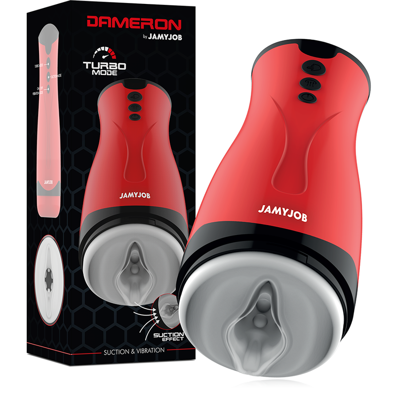 Jamyjob-Dameron Masturbator für Männer mit Saugfunktion