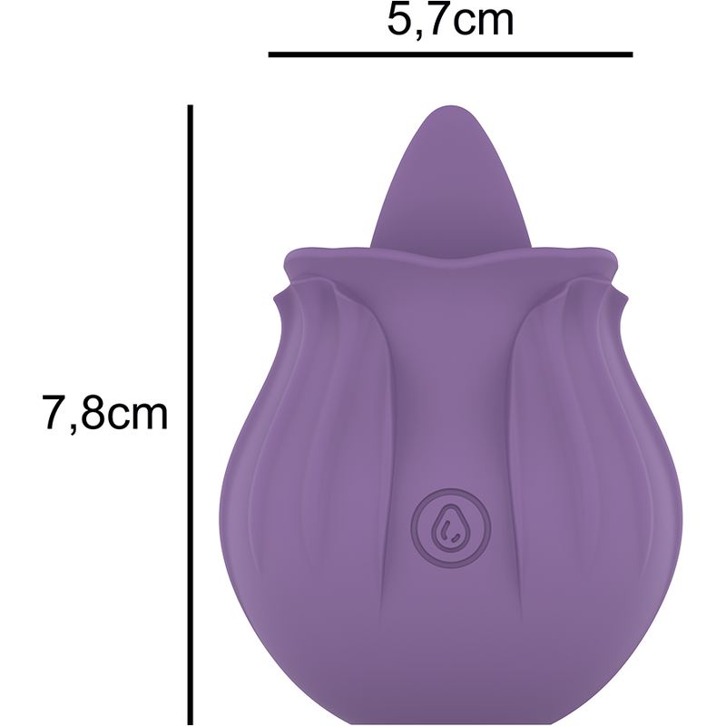 Intense Fun Toys-Lila Stimulator Klitoris 10 Schwingungen · Vibratoren (Bild 4)