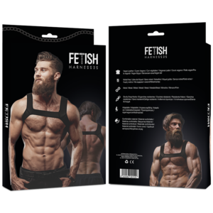 Fetish Submissive Attitude-Harness in Neopren für die Brust · Herrenunterwäsche (Bild 12)