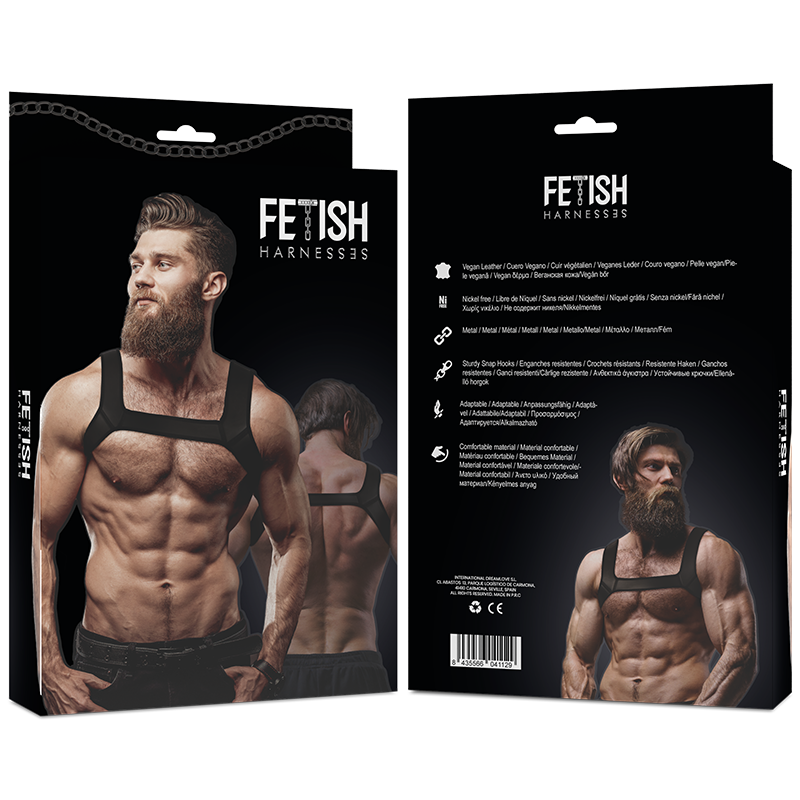 Fetish Submissive Attitude-Harness in Neopren für die Brust · Herrenunterwäsche (Bild 12)