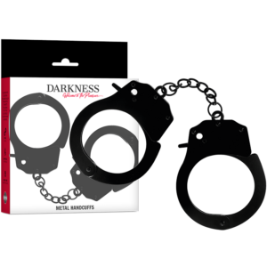 Darkness-Handschellen aus Metall Schwarz