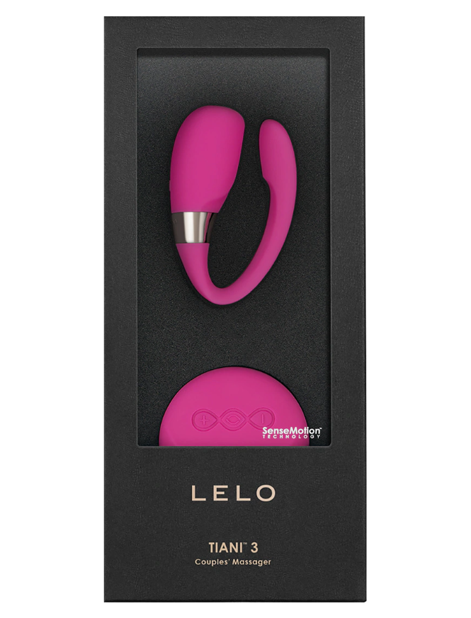 Lelo-Insignia Tiani 3 Massagegerät für Paare, Fuchsia-Silikon, 7 · Vibratoren (Bild 4)