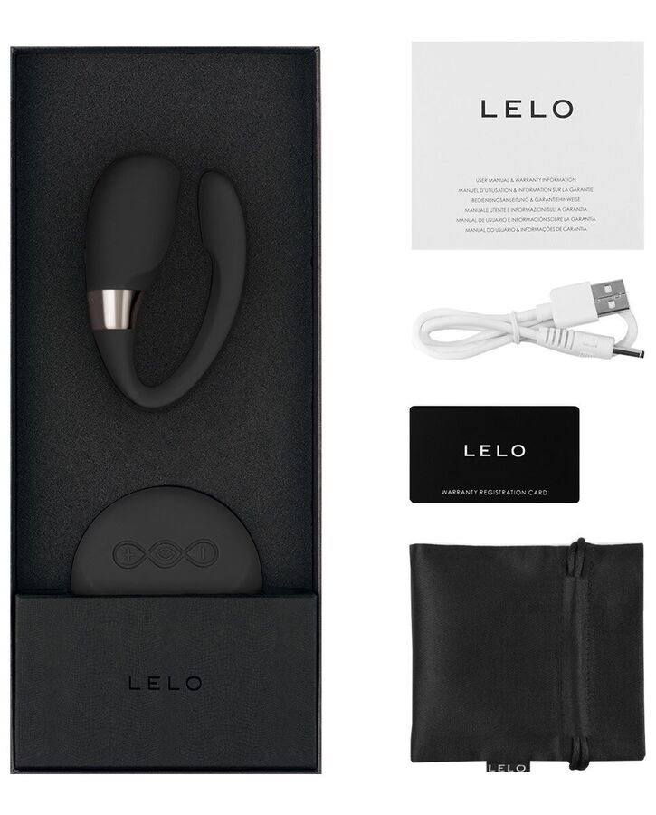 Lelo-Insignia Tiani 3 Massagegerät für Paare, Schwarz-Silikon, 7 · Vibratoren (Bild 3)