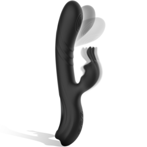 Black&silver-Jamie Rabbit Stimulator Silikon Wiederaufladbar · Vibratoren (Bild 6)