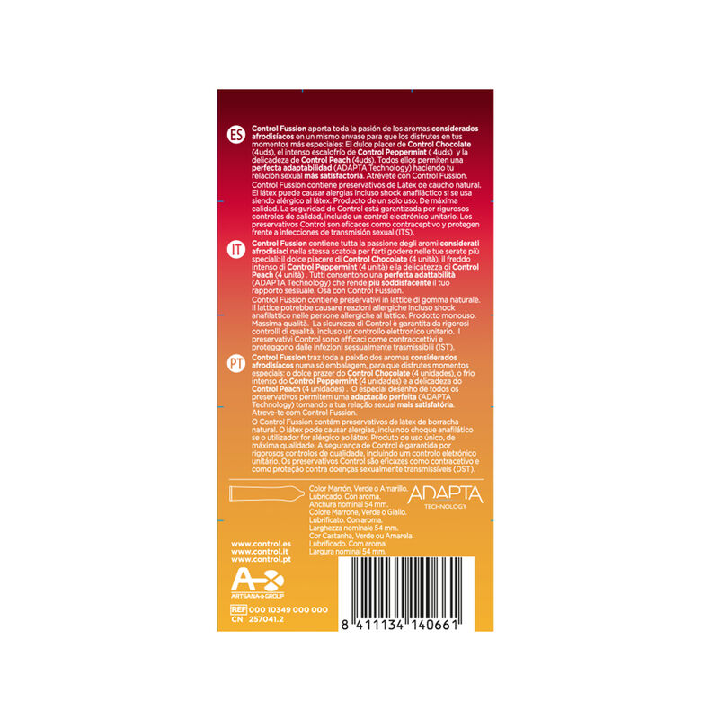 Control Condoms-Aromatisierte Kondome Fusion, 12 Stk.-Latex · Kondome (Bild 2)