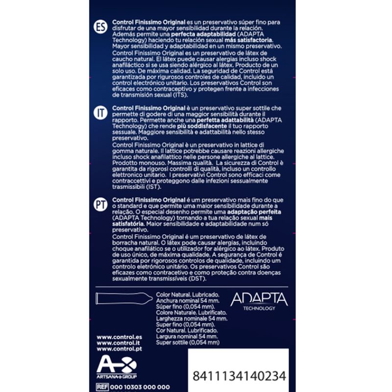 Control Condoms-Feines Original 6 Stk.-Latex · Kondome (Bild 2)