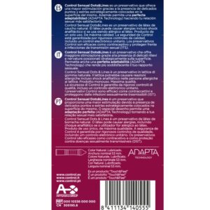Control Condoms-Sensual Dots & Lines Kondom Textured, 12 · Kondome (Bild 2)
