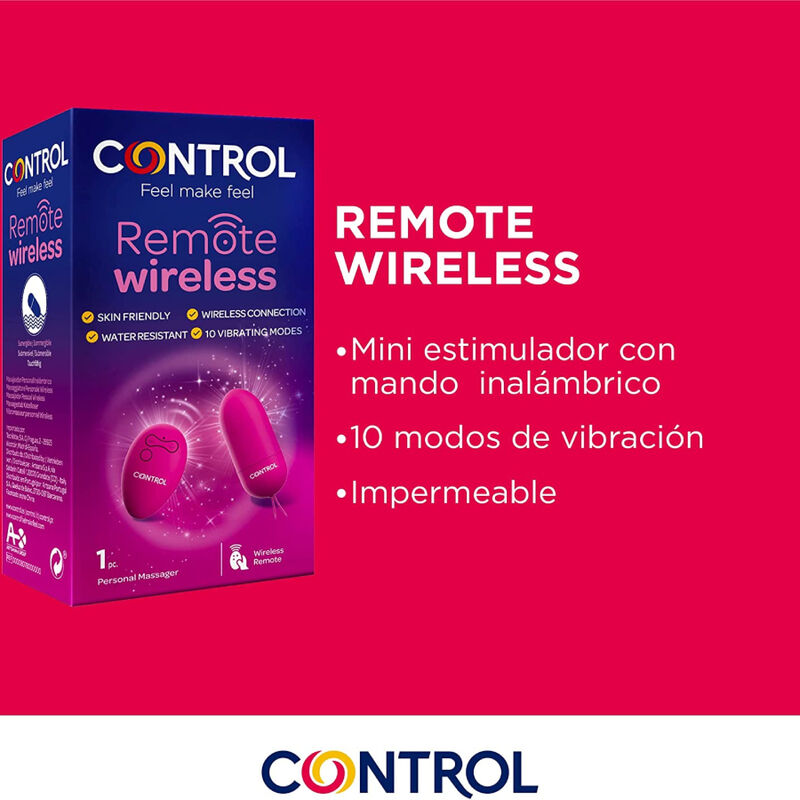 Control Toys-Personal Wireless Massagegerät mit Fernbedienung-Silikon · Vibratoren (Bild 3)