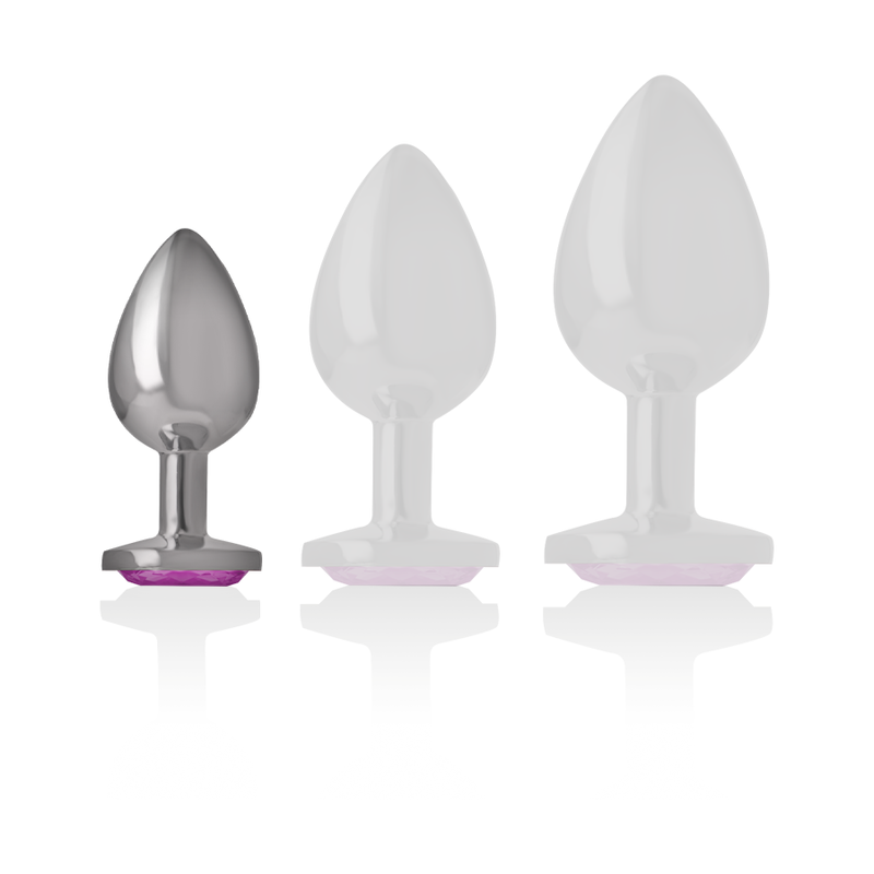 Intense Anal Toys-Analplug Metall Aluminium Herz · Spielzeug aus Glas & Metall (Bild 2)