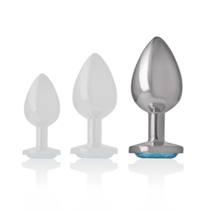 Intense Anal Toys-Analplug Metall Aluminium Herz · Spielzeug aus Glas & Metall (Bild 42)