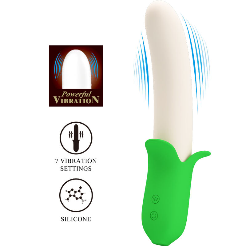 High Tech-Banana Knight Super Power 7 Vibrationen aus Silikon-7 · Vibratoren (Bild 7)
