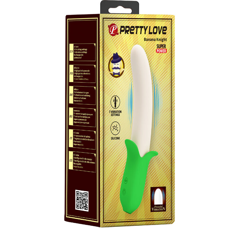 High Tech-Banana Knight Super Power 7 Vibrationen aus Silikon-7 · Vibratoren (Bild 3)