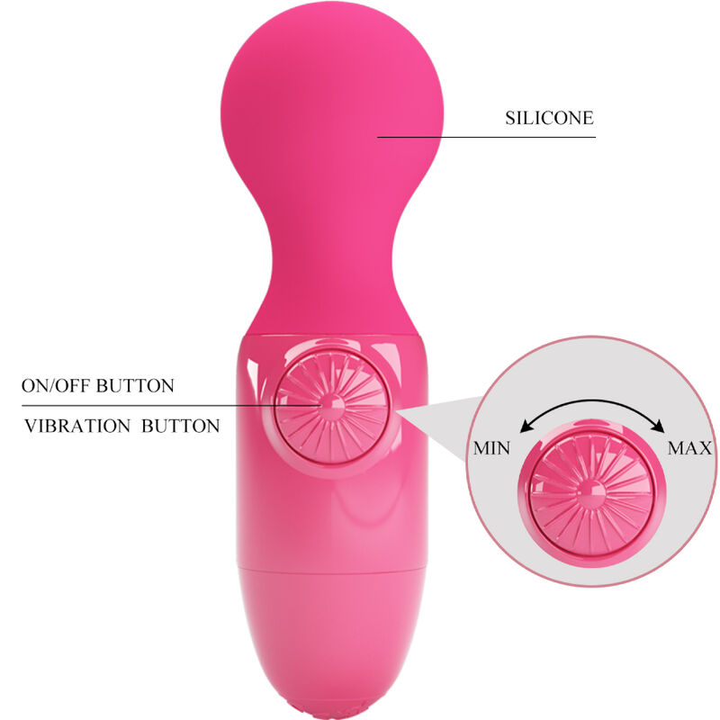 High Tech-Magenta Mini Vibrator Personal-Silikon, Wiederaufladbar · Vibratoren (Bild 8)