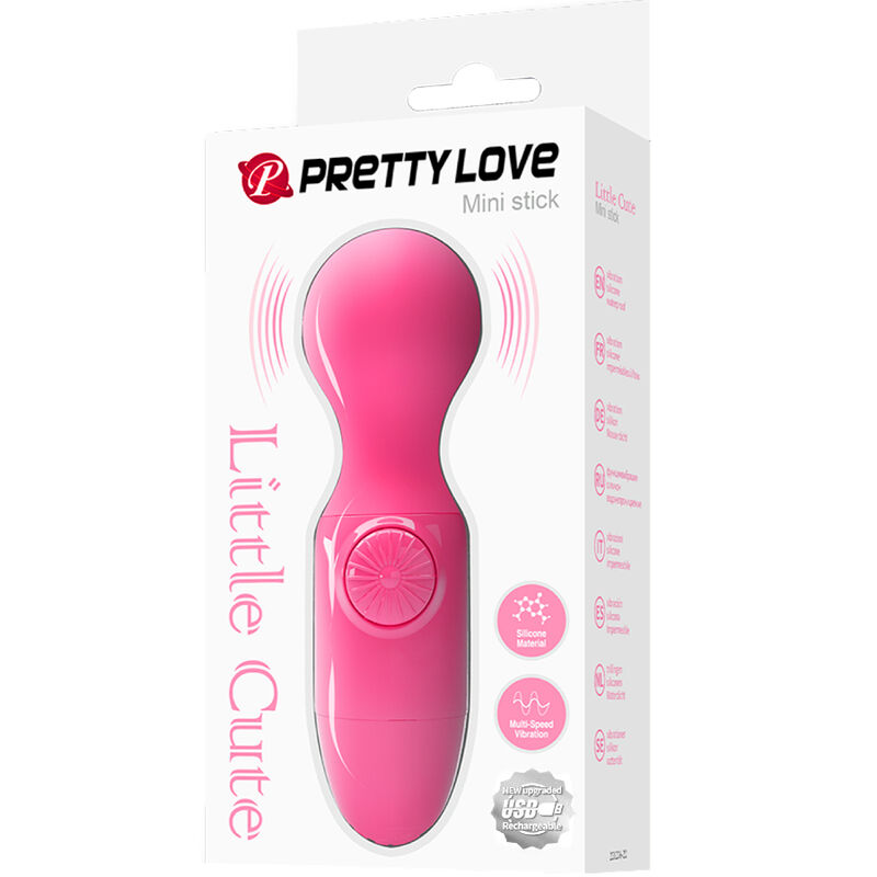 High Tech-Magenta Mini Vibrator Personal-Silikon, Wiederaufladbar · Vibratoren (Bild 7)