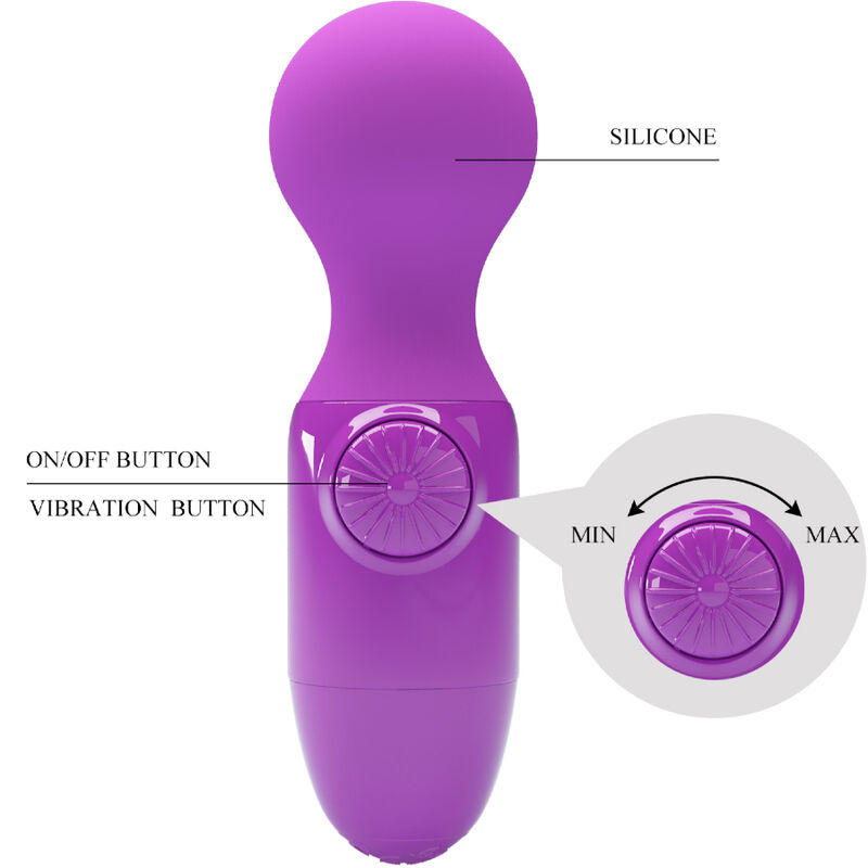 High Tech-Kleiner persönlicher Masseur Lila-Silikon, Wasserdicht · Vibratoren (Bild 8)