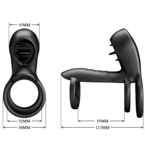 For Him-Jammy Penisfutter 12 Schwingungen mit Zunge · Vibratoren (Bild 8)