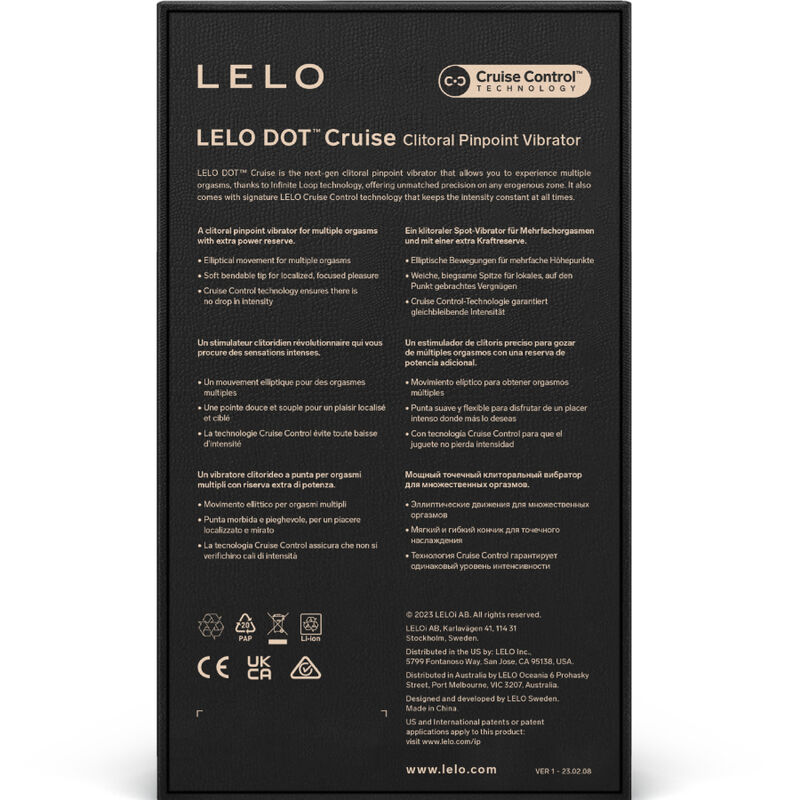 Lelo-Dot Cruise Clitoride Stimulator aus Silikon · Vibratoren (Bild 7)