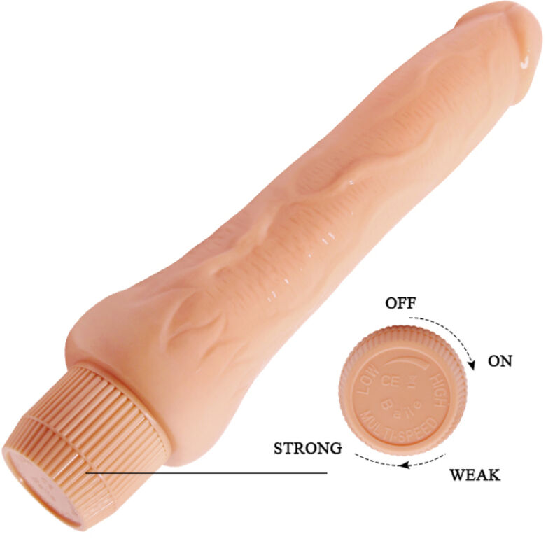 Baile Vibrators-Barbara Vibrator Realistisch 25 cm-TPR, Drehung · Vibratoren (Bild 7)