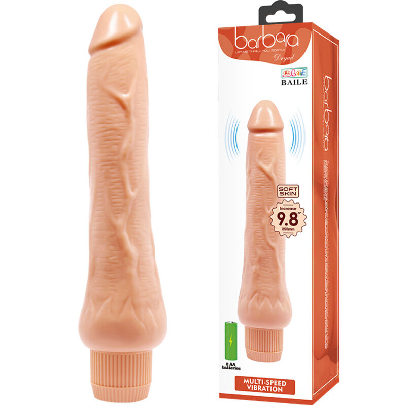 Baile Vibrators-Barbara Vibrator Realistisch 25 cm-TPR, Drehung · Vibratoren (Bild 2)