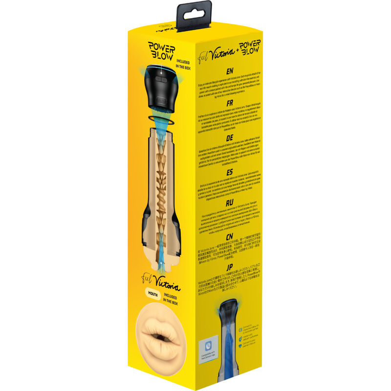 Kiiroo-Powerblow und Feelvictoria Mouth Stroker Set-Silikon, App · Sextoys (Bild 2)