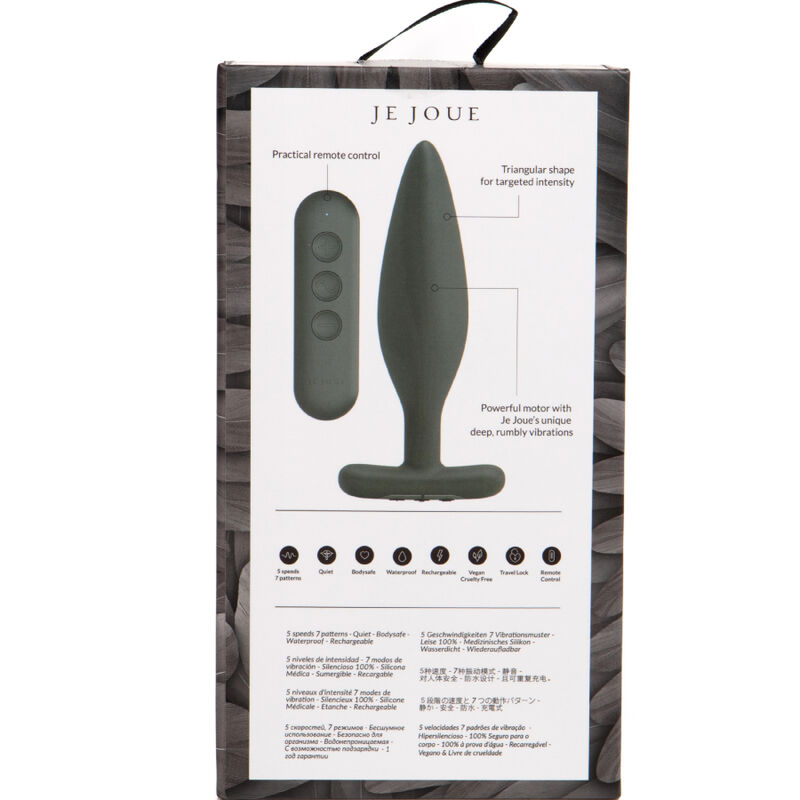 Je Joue-Egon Analplug Vibrator Schwarz-Silikon · Vibratoren (Bild 3)