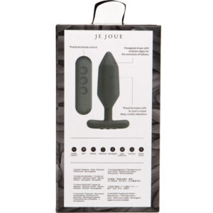 Je Joue-Onyx Analplug Vibrator Schwarz-Silikon · Vibratoren (Bild 3)