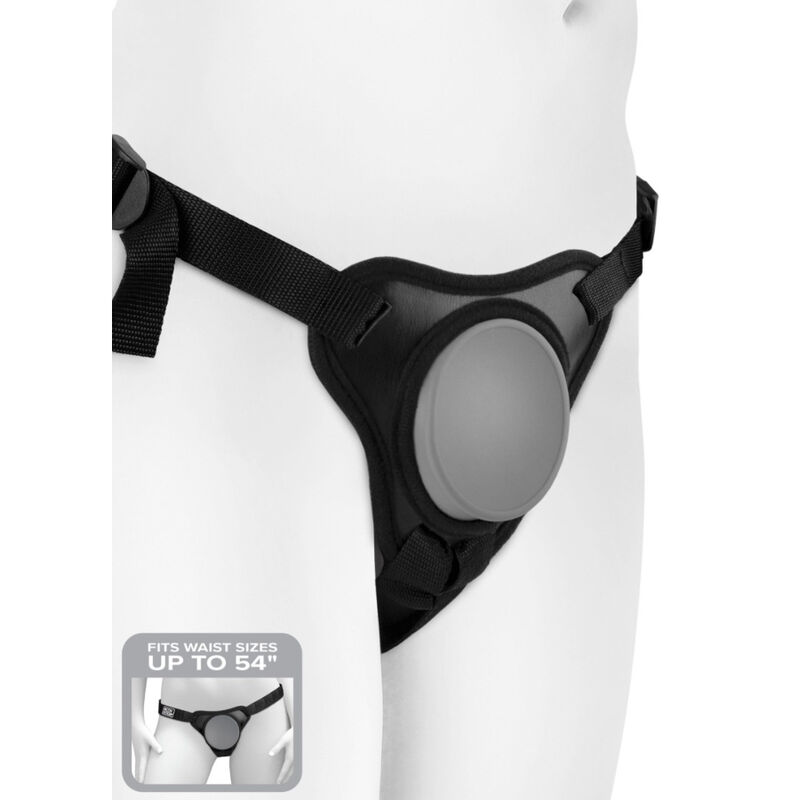 Pipedreams-Body Dock Elite Mini Harness-Silikon, Saugnapf · Strap-on & Harness (Bild 4)