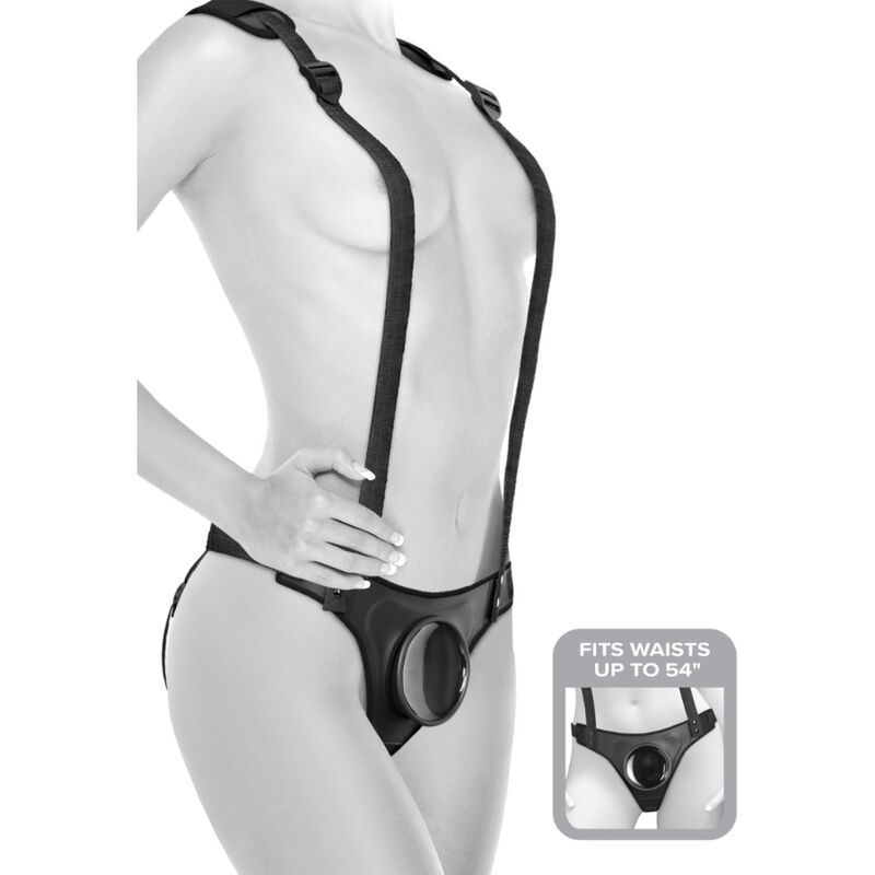 Pipedreams-Body Dock Bretelle Strap-on-Silikon, Saugnapf · Strap-on & Harness (Bild 2)