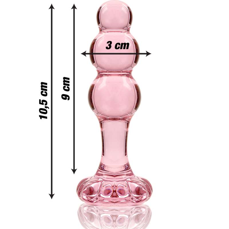 Nebula Series by Ibiza-Modell 1 Analplug aus Glas · Spielzeug aus Glas & Metall (Bild 3)