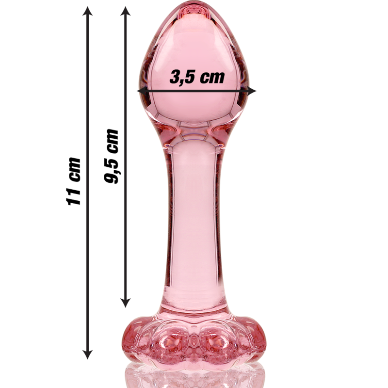 Nebula Series by Ibiza-Modell 2 Analplug aus Glas · Spielzeug aus Glas & Metall (Bild 3)