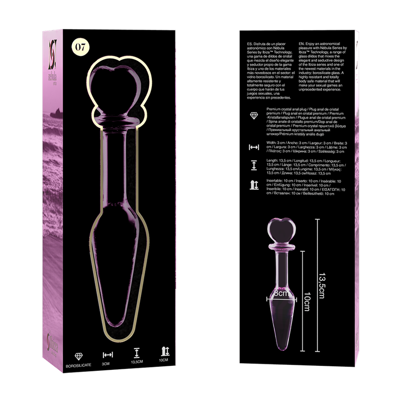 Nebula Series by Ibiza-Modell 7 Analplug Kristall · Spielzeug aus Glas & Metall (Bild 2)