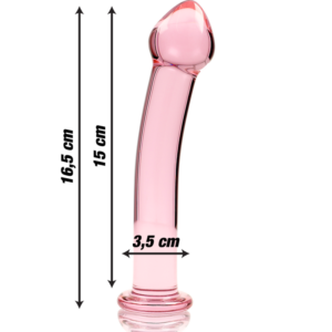 Nebula Series by Ibiza-Modell 11 Dildo Kristall 16 cm · Spielzeug aus Glas & Metall (Bild 3)