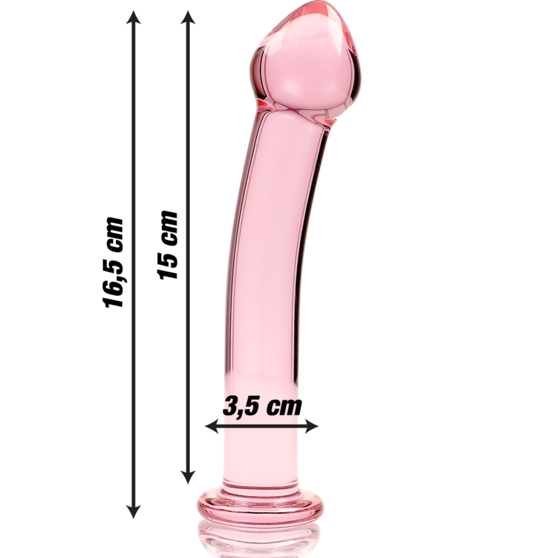 Nebula Series by Ibiza-Modell 11 Dildo Kristall 16 cm · Spielzeug aus Glas & Metall (Bild 3)