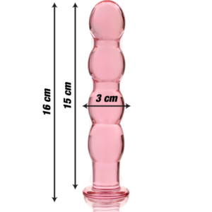 Nebula Series by Ibiza-Modell 10 Dildo Kristall 16.5 cm · Spielzeug aus Glas & Metall (Bild 4)