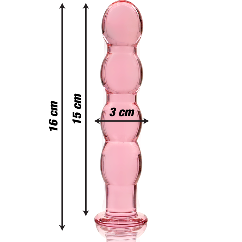 Nebula Series by Ibiza-Modell 10 Dildo Kristall 16.5 cm · Spielzeug aus Glas & Metall (Bild 4)