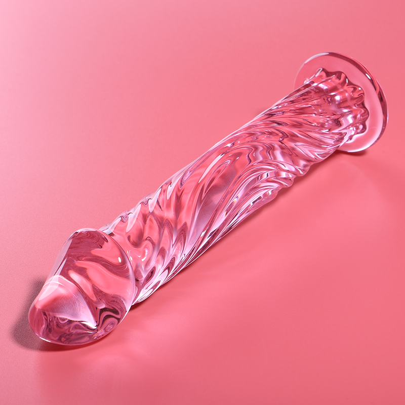 NEBULA SERIES BY IBIZA – MODEL 12 DILDO AUS KRISTALLGLAS, TRANSPARENT, 17 CM, Ø 3.5 CM Nebula Series by Ibiza-Modell 12 Dildo Kristall 17 cm · Spielzeug aus Glas & Metall