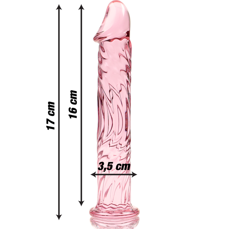 Nebula Series by Ibiza-Modell 12 Dildo Kristall 17 cm · Spielzeug aus Glas & Metall (Bild 3)