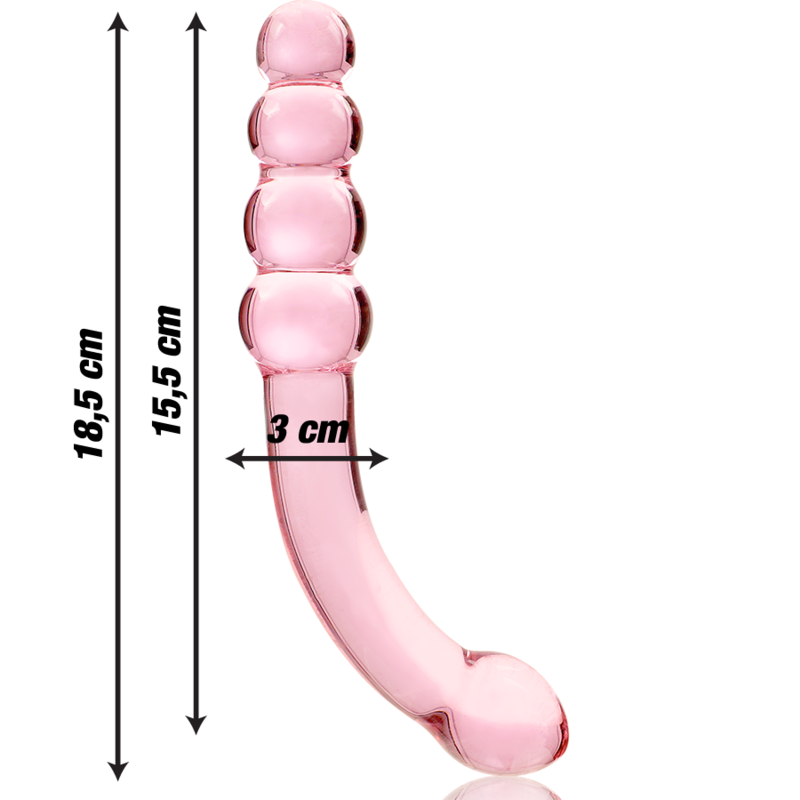 Nebula Series by Ibiza-Modell 14 Dildo Kristall 18.5 cm · Spielzeug aus Glas & Metall (Bild 5)