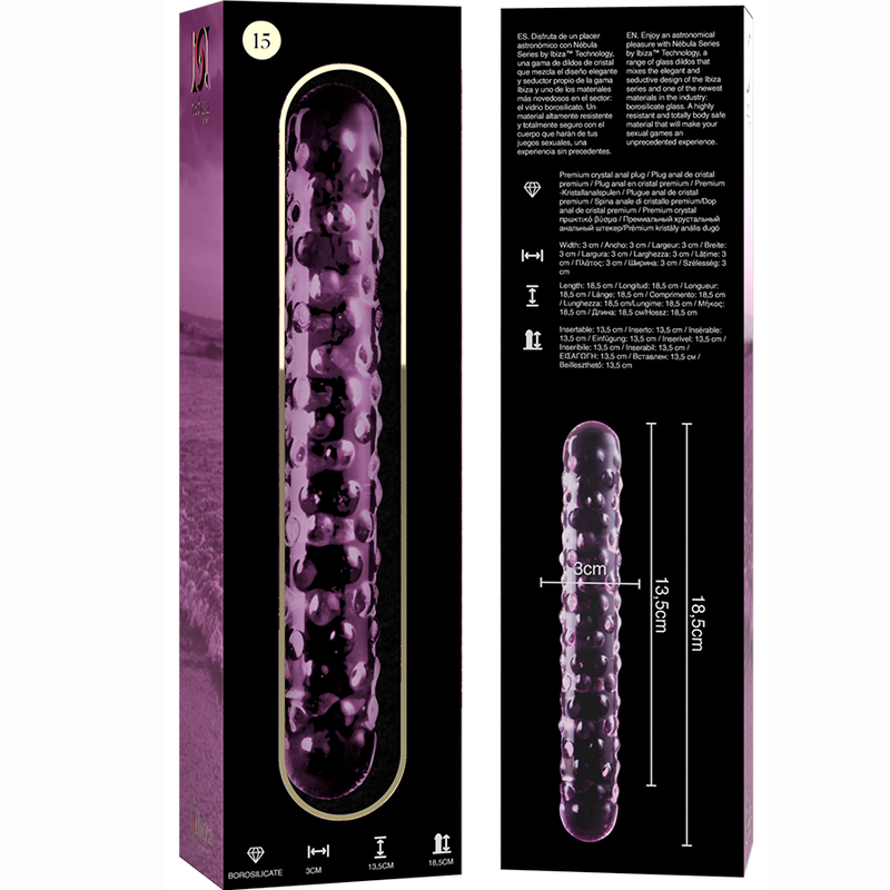 Nebula Series by Ibiza-Modell 15 Analplug Kristall · Spielzeug aus Glas & Metall (Bild 6)